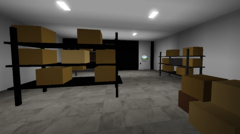 Grocery Store Storage Room